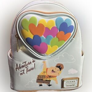 Loungefly Pixar Heart Adventure Backpack - Multicolor